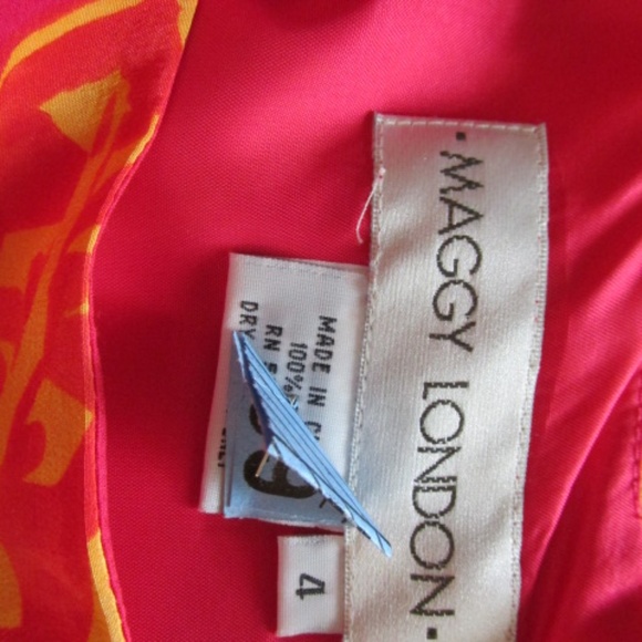 Vintage Maggy London Maxi Summer Dress, Size 4 - Picture 7 of 7